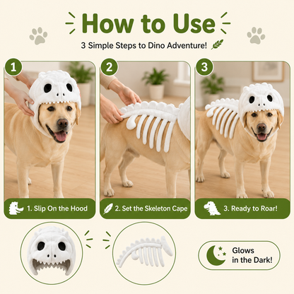 DinoPaws™ Glow Dino Costume for Pets